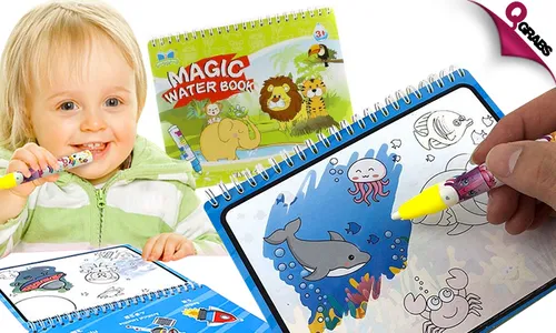 Magic Drawing Book with Pen!